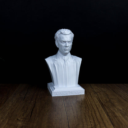 Aldous Huxley Bust, English Writer and Philosophe Statue, Brave New World Author Sculpture