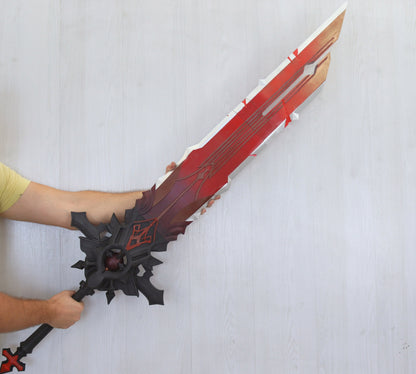 Genshin Impact Sword Diluc Wolf's  Full Scale Prop for Cosplay/Display/Gift
