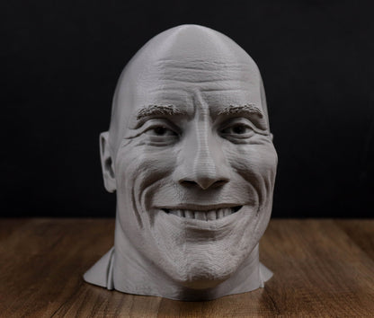 Dwayne The Rock Johnson Headphone Holder, Desktop Decor Headphone stand, Gaming Accessories