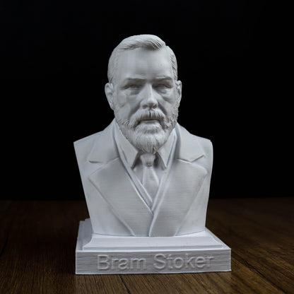 Bram Stoker Bust: 3D Printed Dracula Author Sculpture