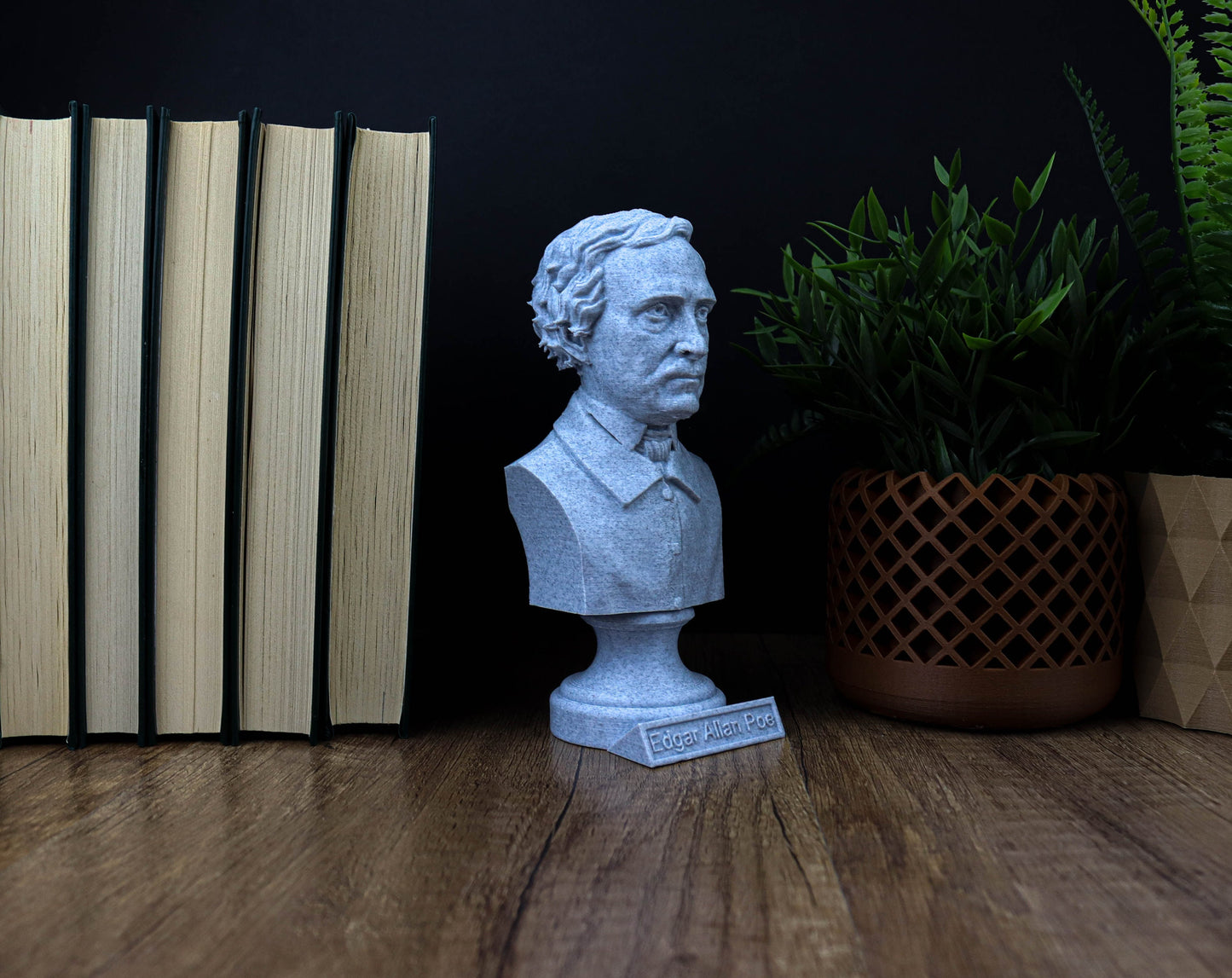 Edgar Allan Poe Bust Sculpture