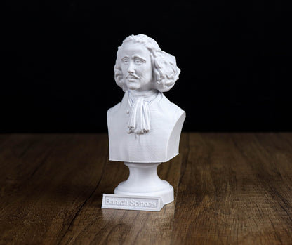 Baruch Spinoza Bust, Dutch Philosopher Sculpture