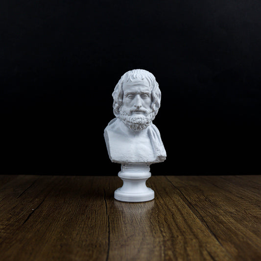Protagoras Bust, Greek Philosopher Home Decor