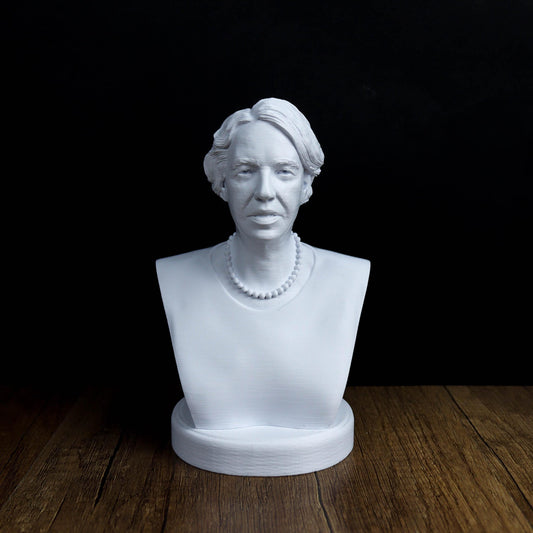 Eleanor Roosevelt Bust, Sculpture of First Lady and Human Rights Activist, Empowered Women Inspirational Decor