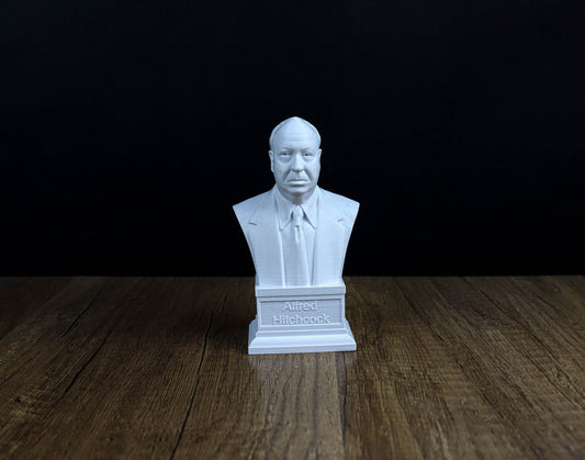 Alfred Hitchcock Bust, Classic Film Director Decor