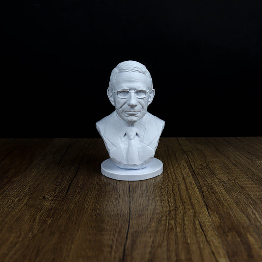 Anthony Fauci Bust, Renowned Immunologist Sculpture