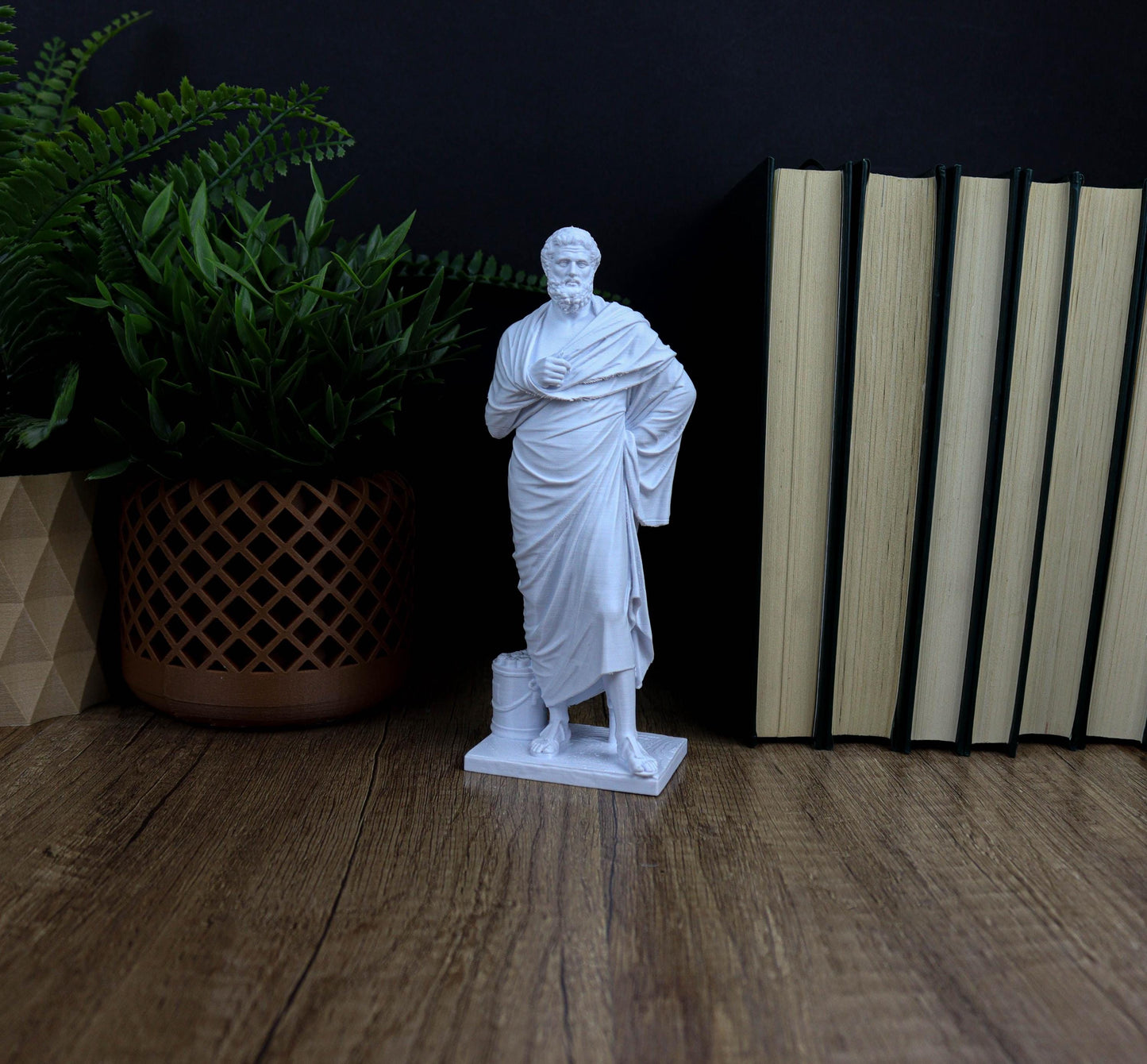 Sophocles 3D Printed Bust, Classical Greek Literature Home Decor