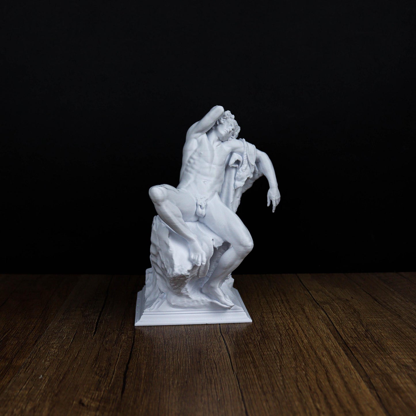 Barberini Faun Statue, Classical Mythology Art, Drunken Satyr Sculpture
