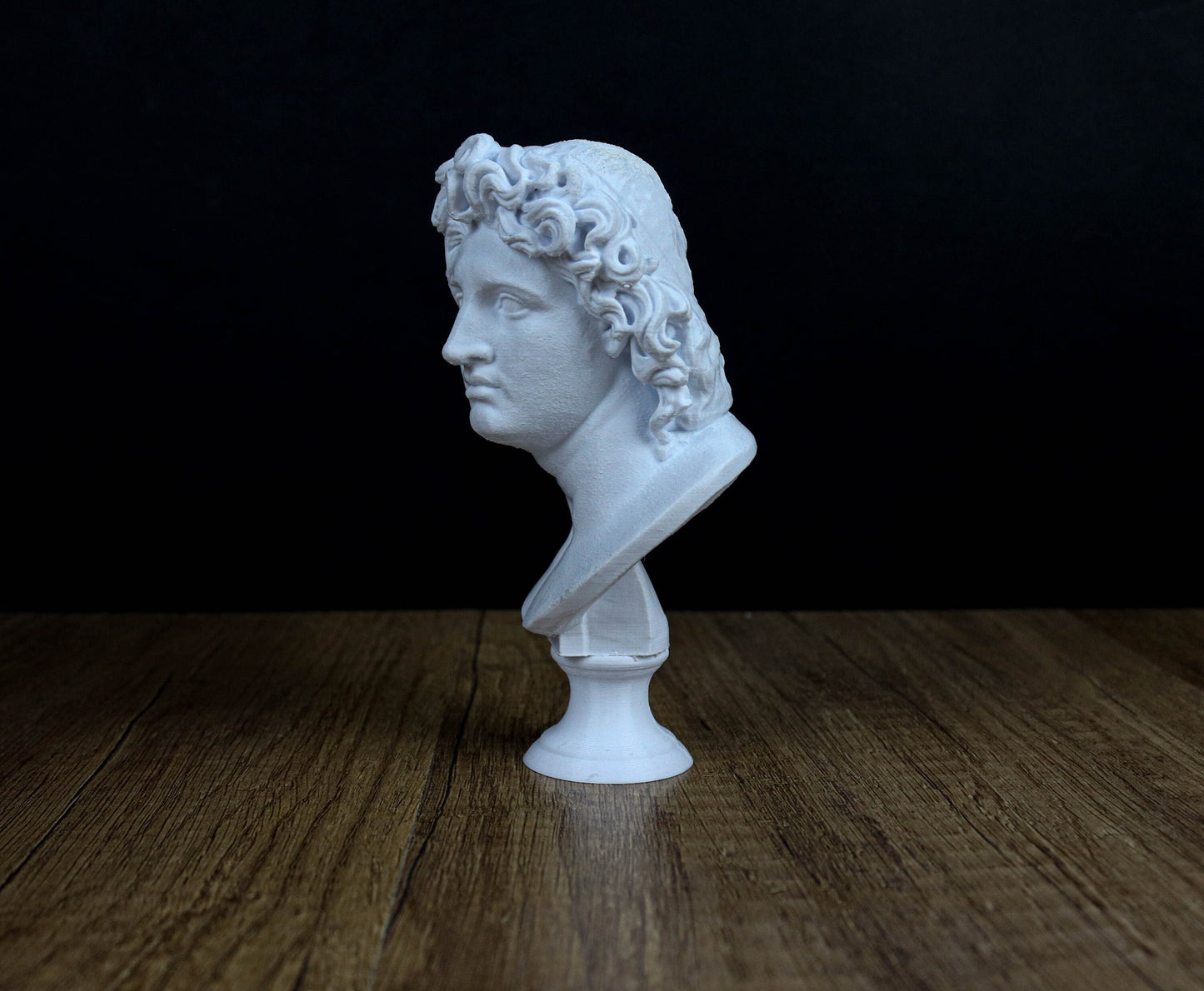 Alexander the Great Statue, Bust, Alexander III of Macedon Head Portrait