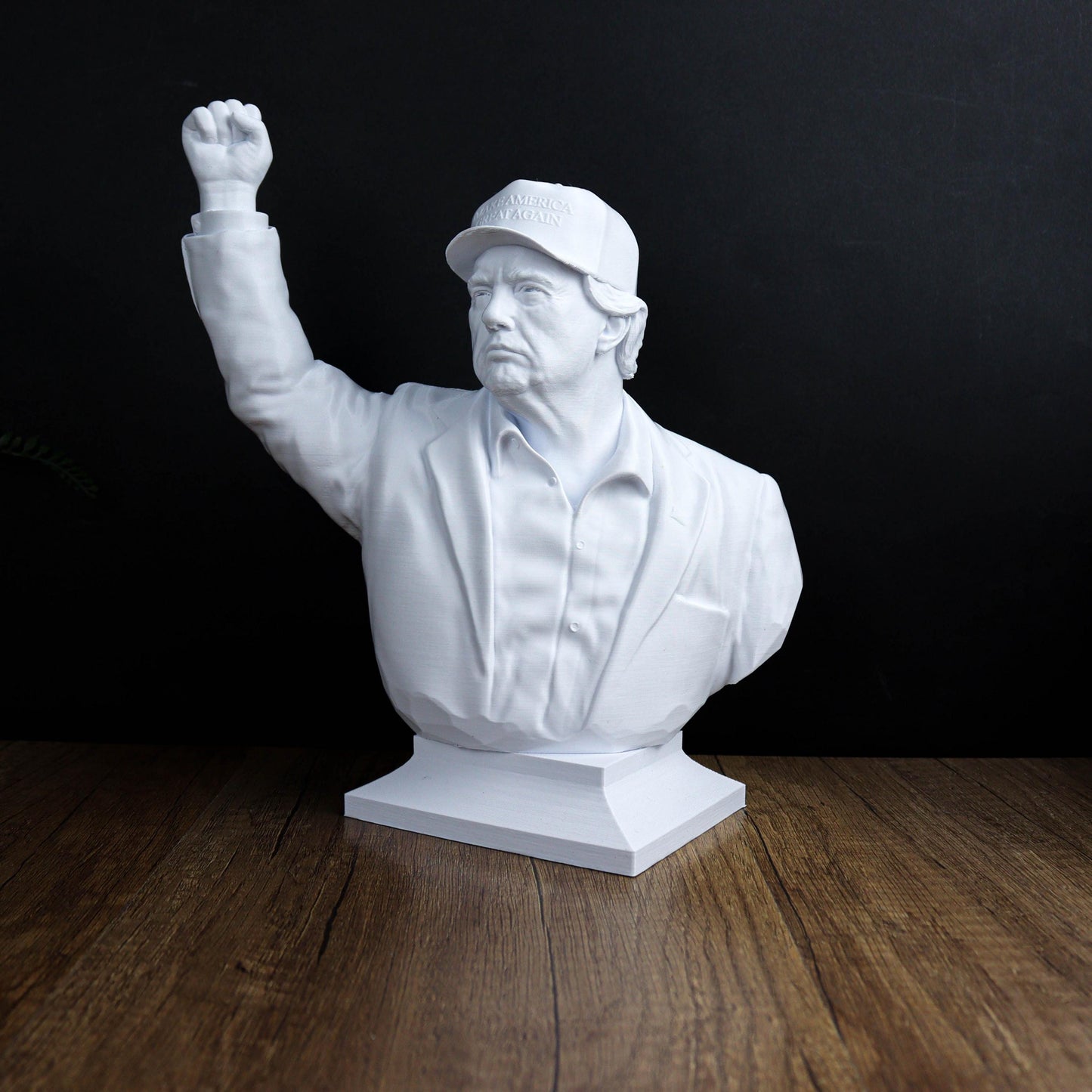 Donald Trump Bust, 45th American President Sculpture, Trump Fight Statue