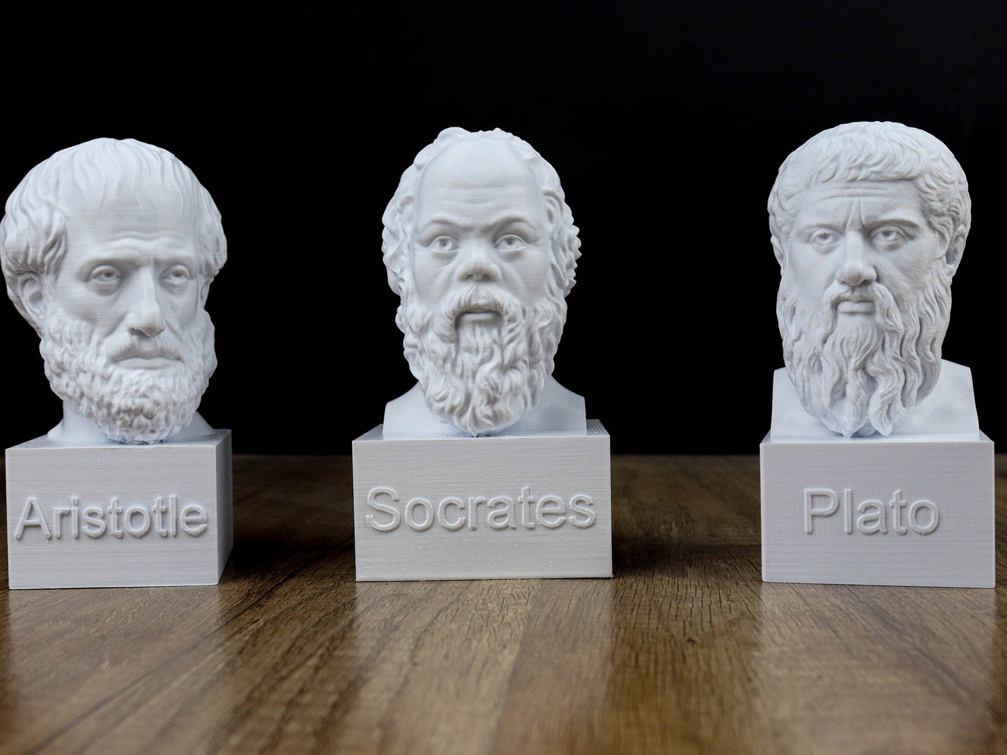 Socrates, Aristotle, Plato Bust, Greek Statues