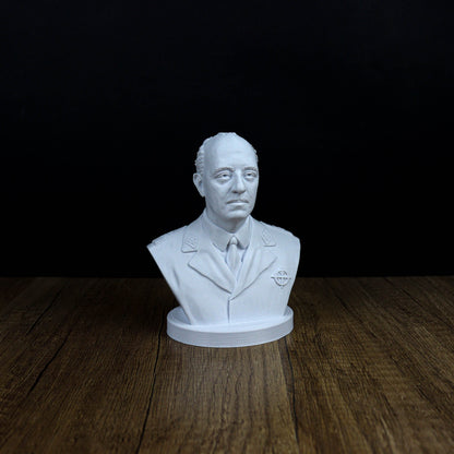 Francisco Franco Bust, Spanish Military Leader Statue for History Enthusiasts
