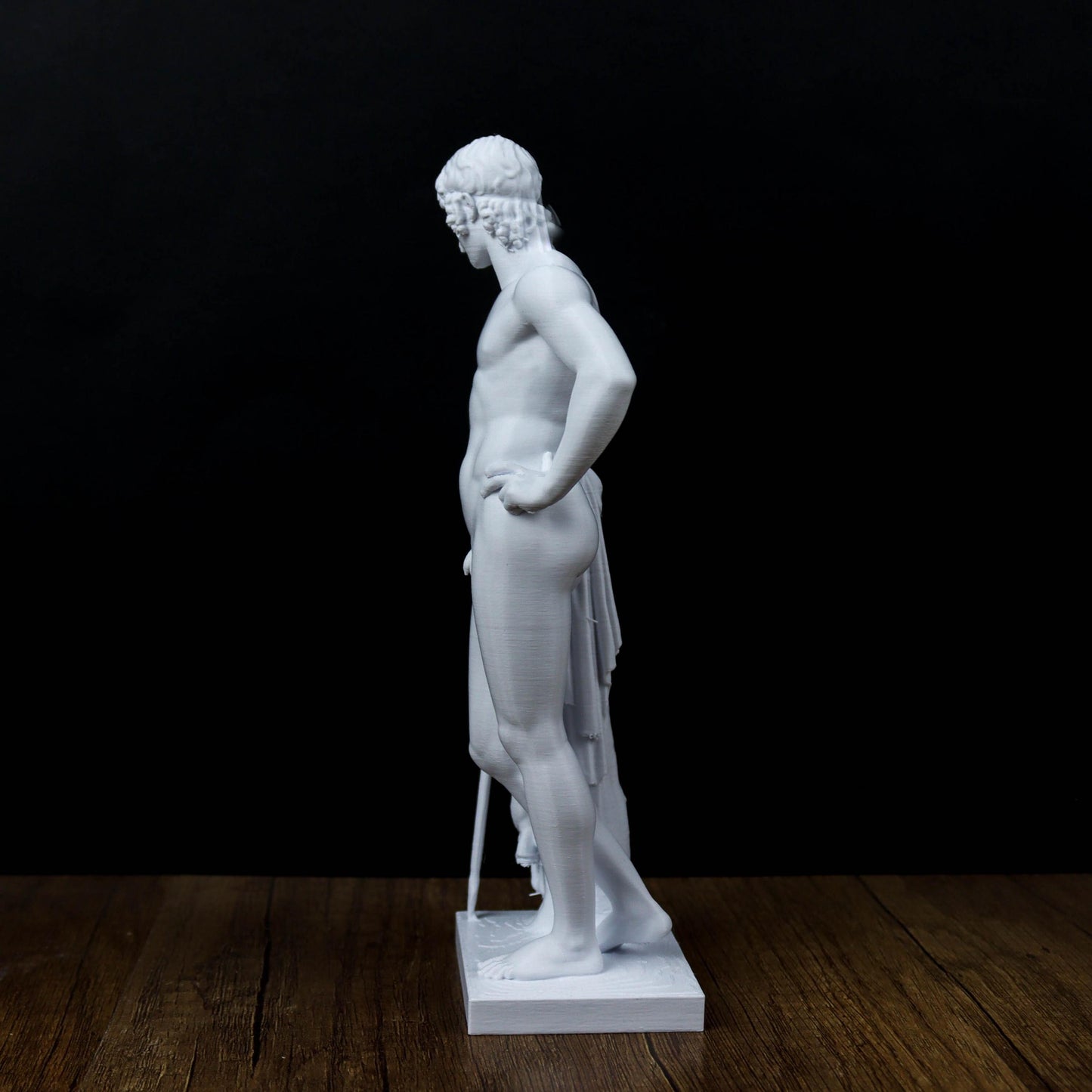 Adonis statue, Greek mythology sculpture, classical decor