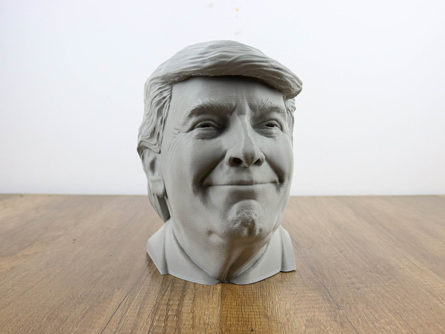 Smiling Trump Headphone Holder 3d Bust