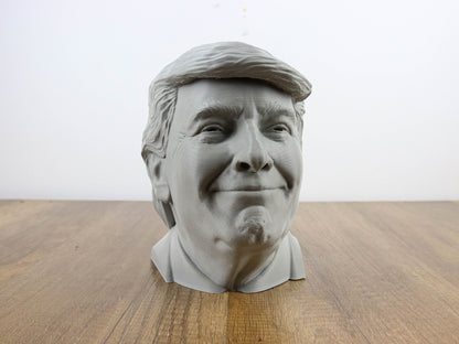 Smiling Trump Headphone Holder 3d Bust
