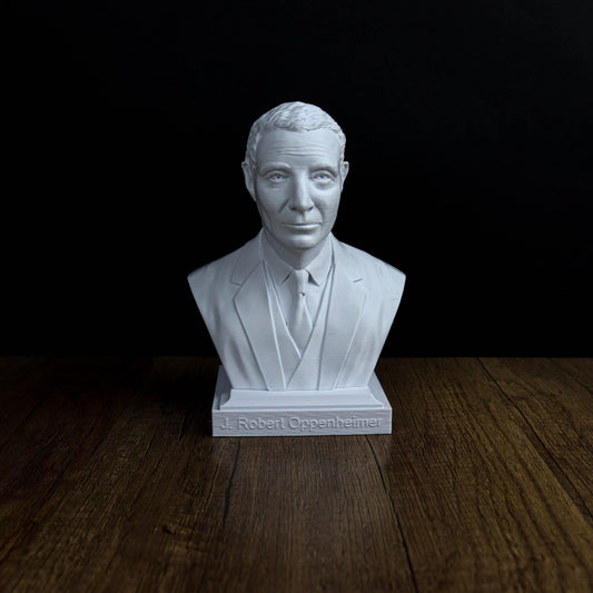 J. Robert Oppenheimer Bust, Iconic Scientist Home Decor