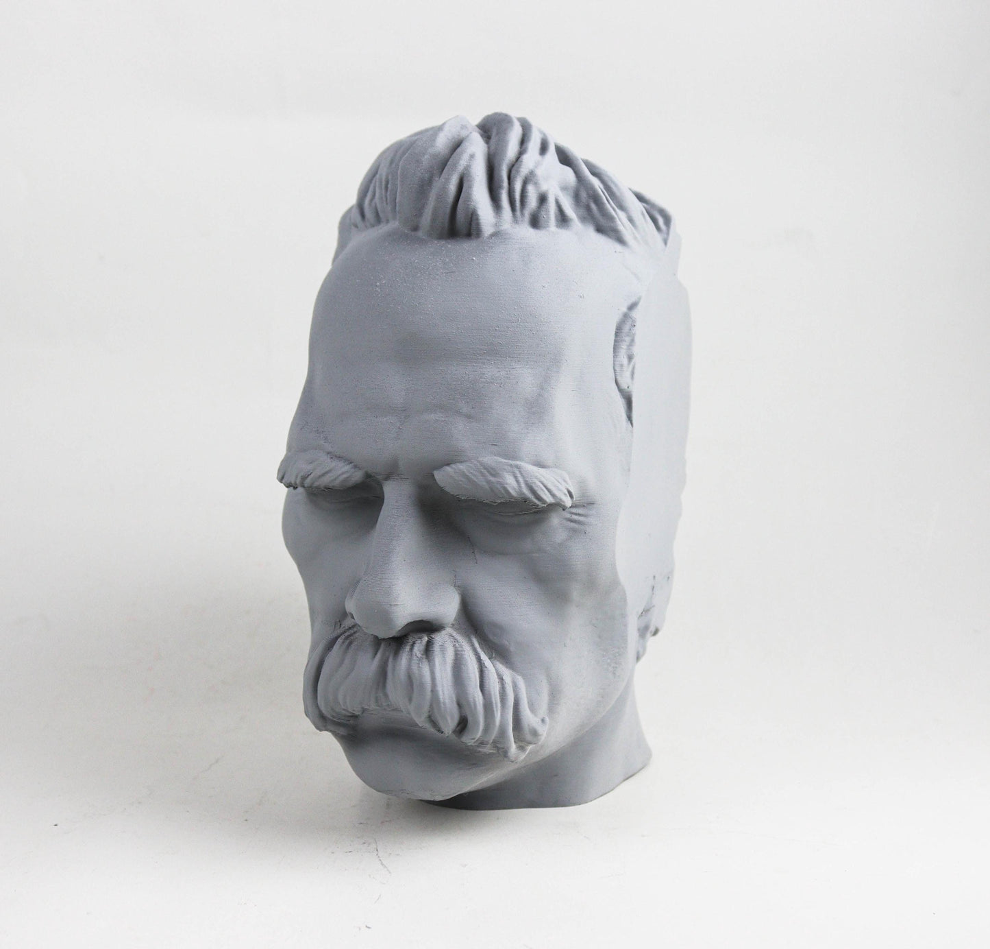 Friedrich Nietzsche Book Nook – Philosopher Bookshelf Insert, Literary Home Decor