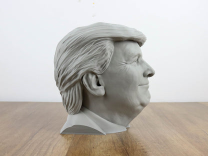 Smiling Trump Headphone Holder 3d Bust