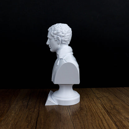 George Gordon Byron Bust, Lord Byron Staute,  British Poet