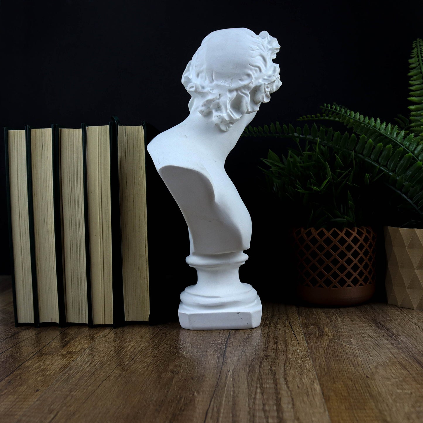 Apollo Belvedere Sculpture,30cm God of Music and Arts Bust, Sun God Decor