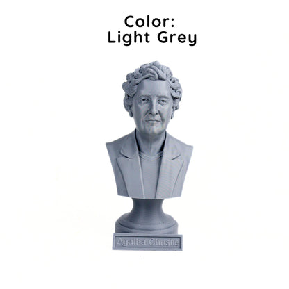 Agatha Christie Bust, English Writer Statue, Gift for Book Lover