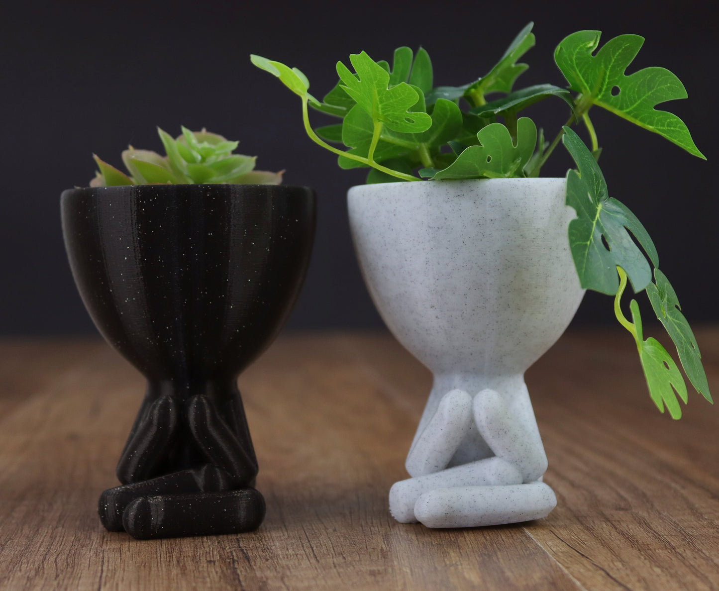 Little People Planter, Meditation/Yoga Gift Idea, Biodegradable Plant Pots