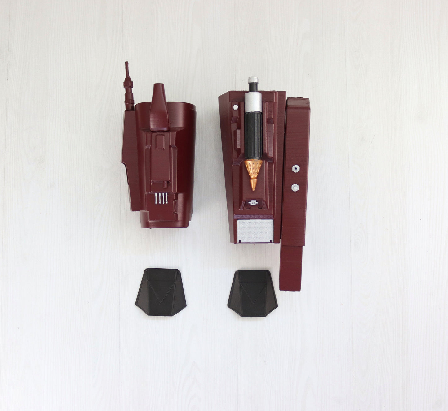 Boba Fett Wearable Armor and Blasters Custom Made re-painted Set
