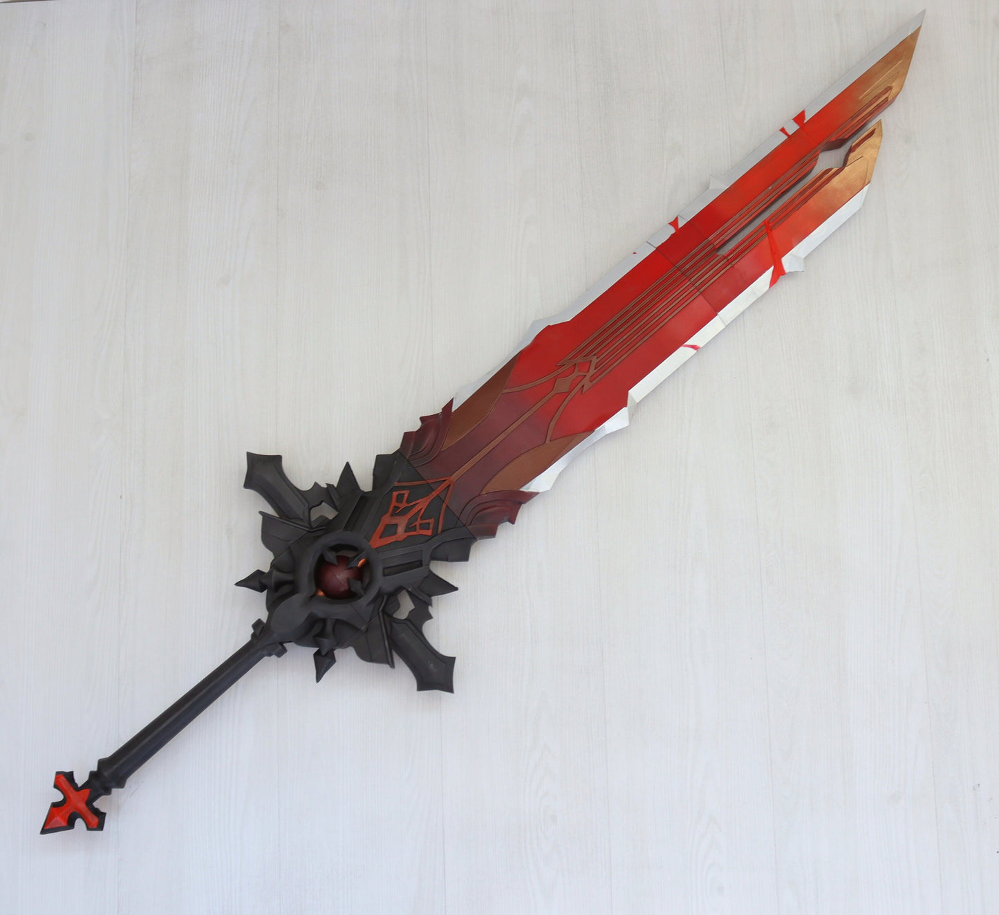 Genshin Impact Cosplay, Diluc Wolf's  Full Scale Prop for Cosplay/Display/Gift