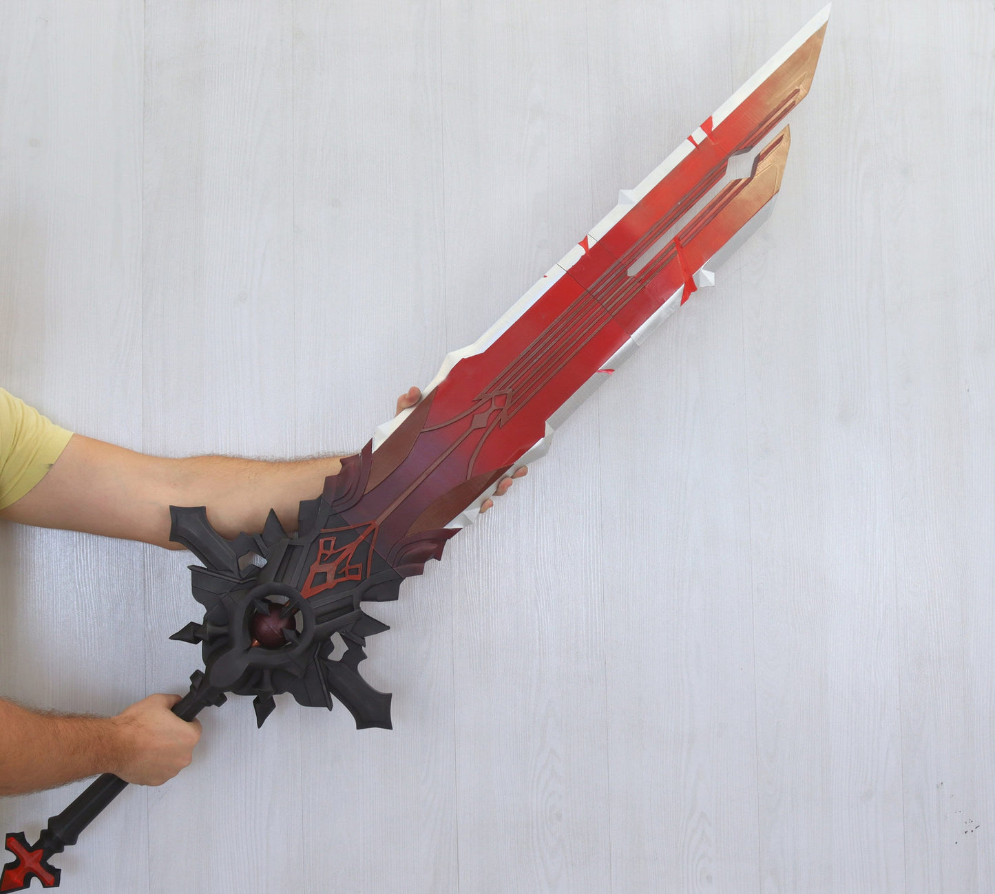 Genshin Impact Cosplay, Diluc Wolf's  Full Scale Prop for Cosplay/Display/Gift