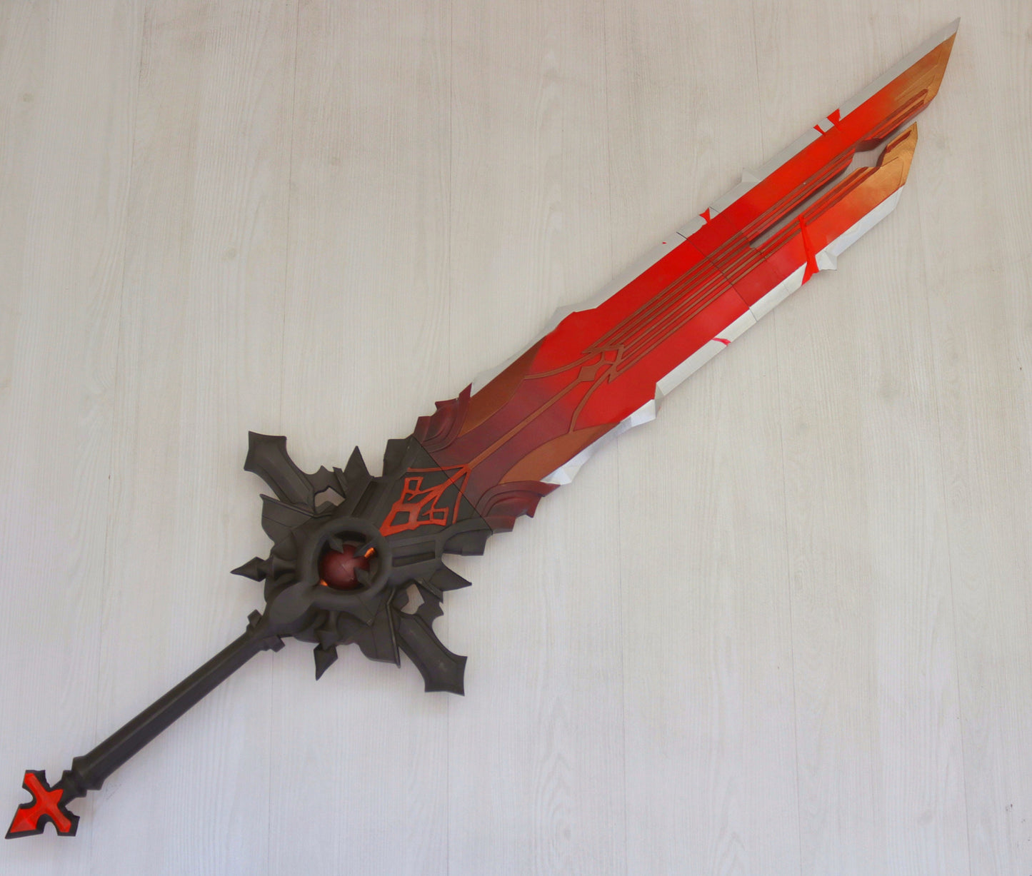 Genshin Impact Cosplay, Diluc Wolf's  Full Scale Prop for Cosplay/Display/Gift