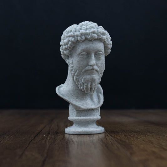 Marcus Aurelius Bust Sculpture Head