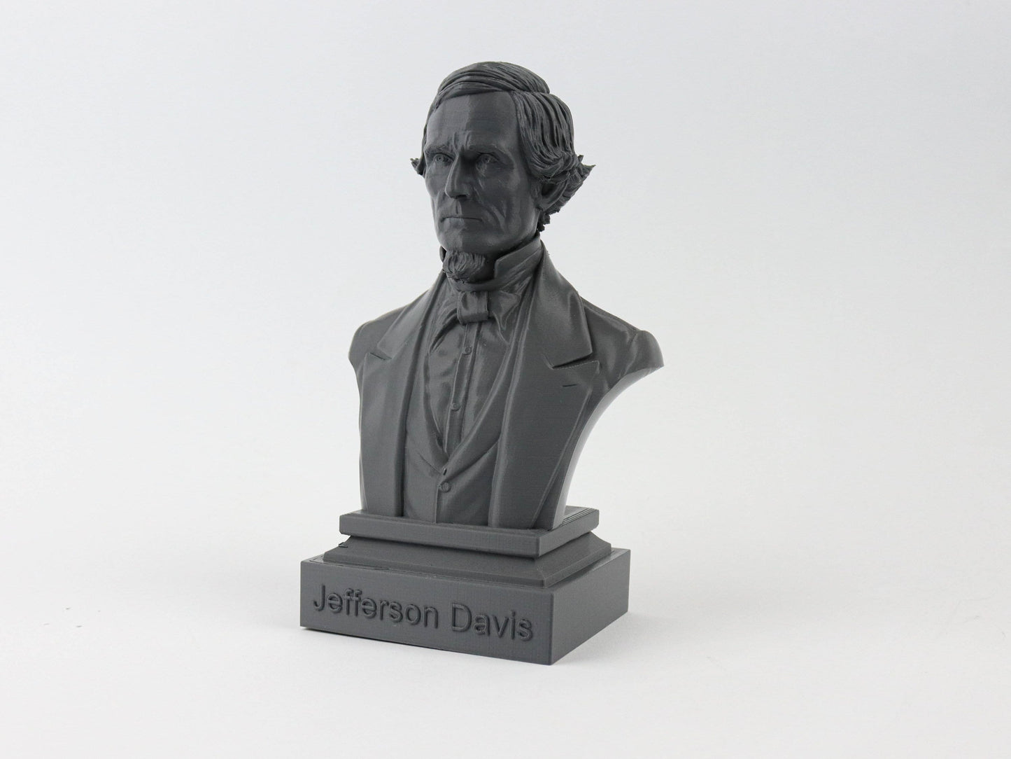 Jefferson Davis Bust, Former President of the Confederate States of America Sculpture