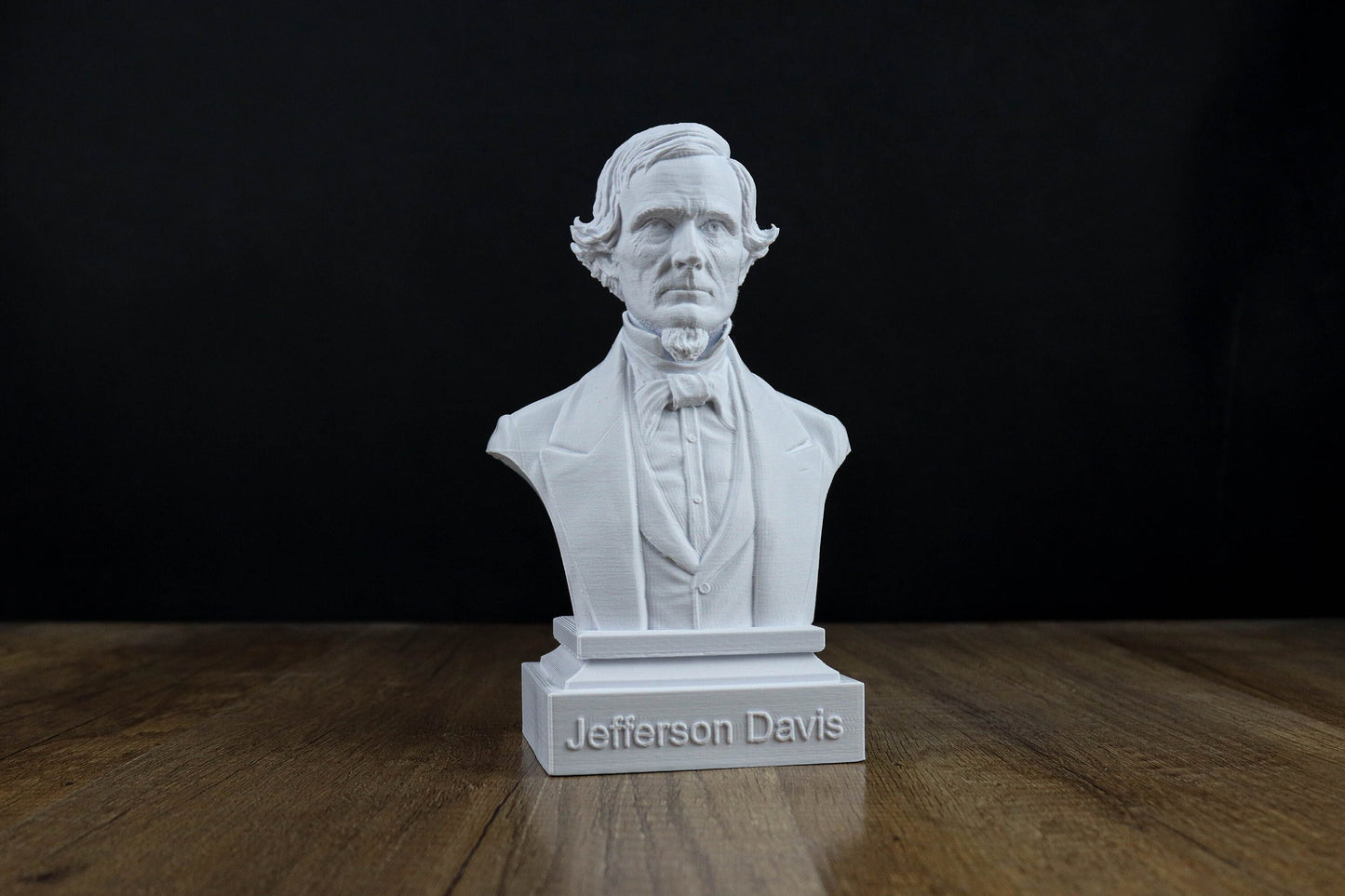 Jefferson Davis Bust, Former President of the Confederate States of America Sculpture