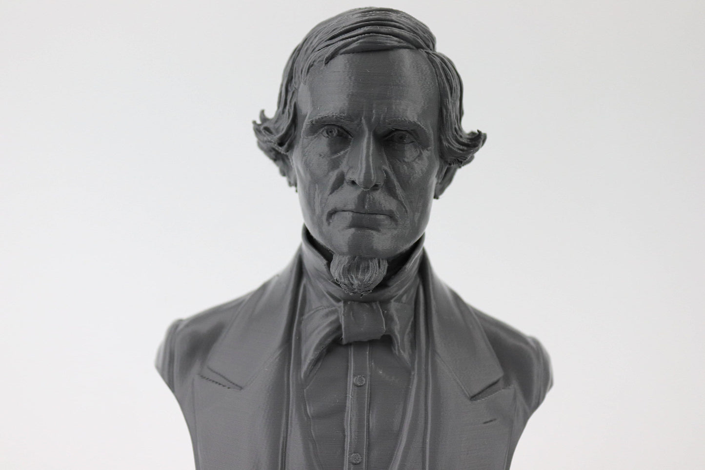 Jefferson Davis Bust, Former President of the Confederate States of America Sculpture