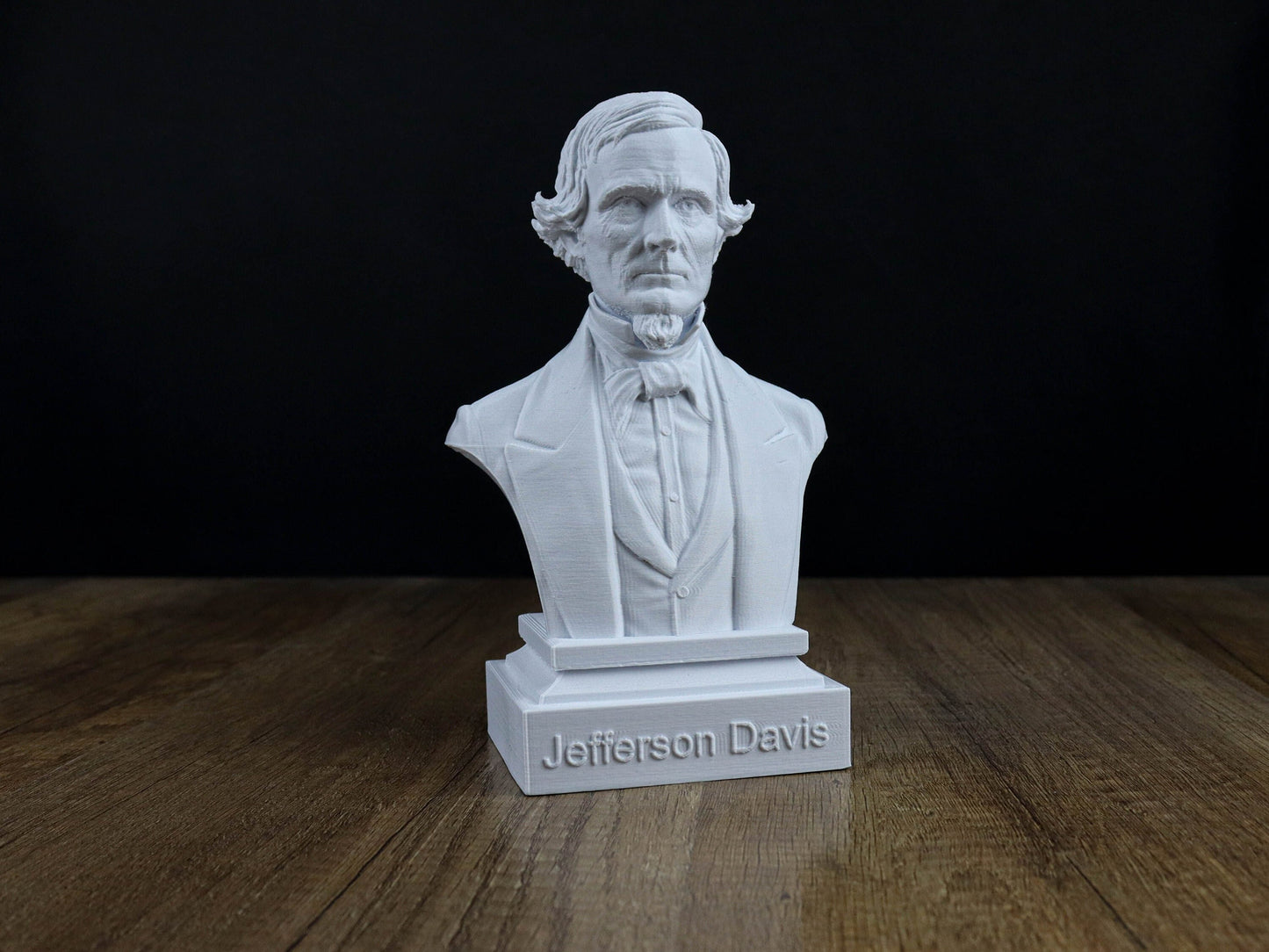 Jefferson Davis Bust, Former President of the Confederate States of America Sculpture