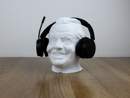 Jack Nicholson Headphone Holder, Desktop Headphone stand, Gaming Accessories