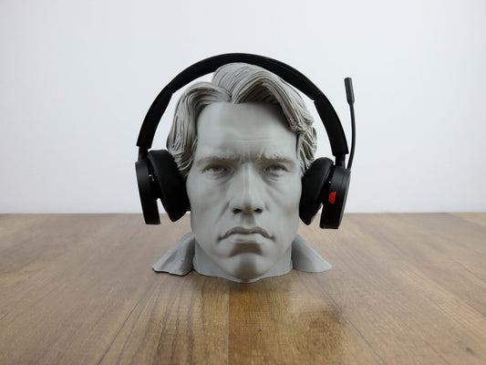 Arnold Schwarzenegger Headphone Holder, Desktop Decor Headphone stand, Gaming Accessories