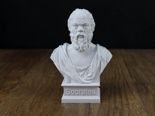 Socrates Bust Sculpture, Greek Statue