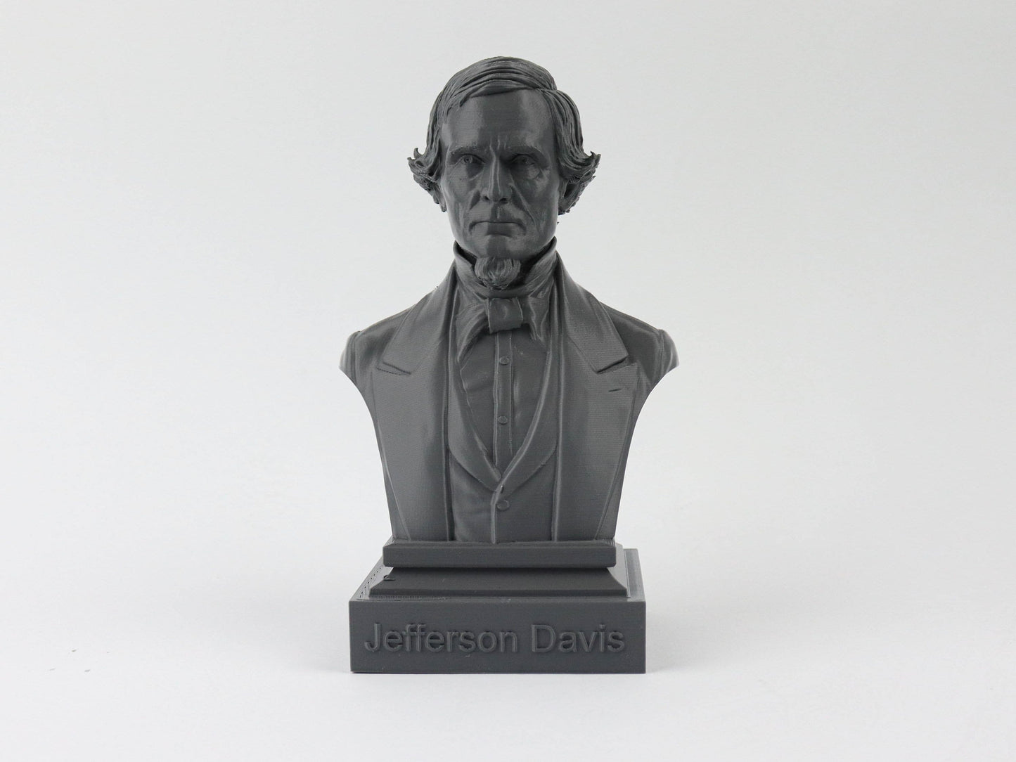 Jefferson Davis Bust, Former President of the Confederate States of America Sculpture