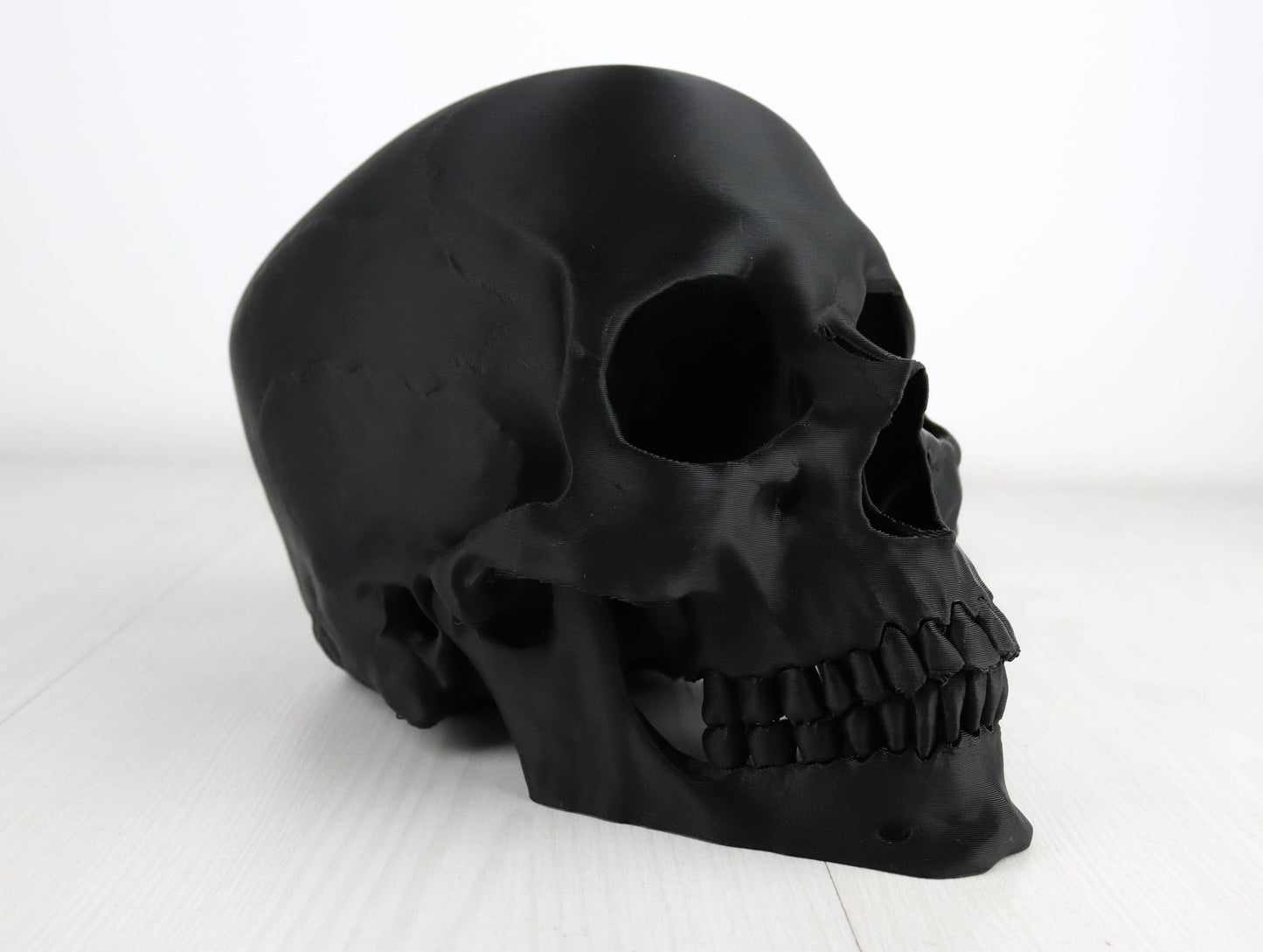Human Skull Headphone Holder, Skull Horror Decor Headphone stand