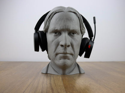 Keanu Reeves Headphone Holder, Desktop Decor Headphone stand, Gaming Accessories