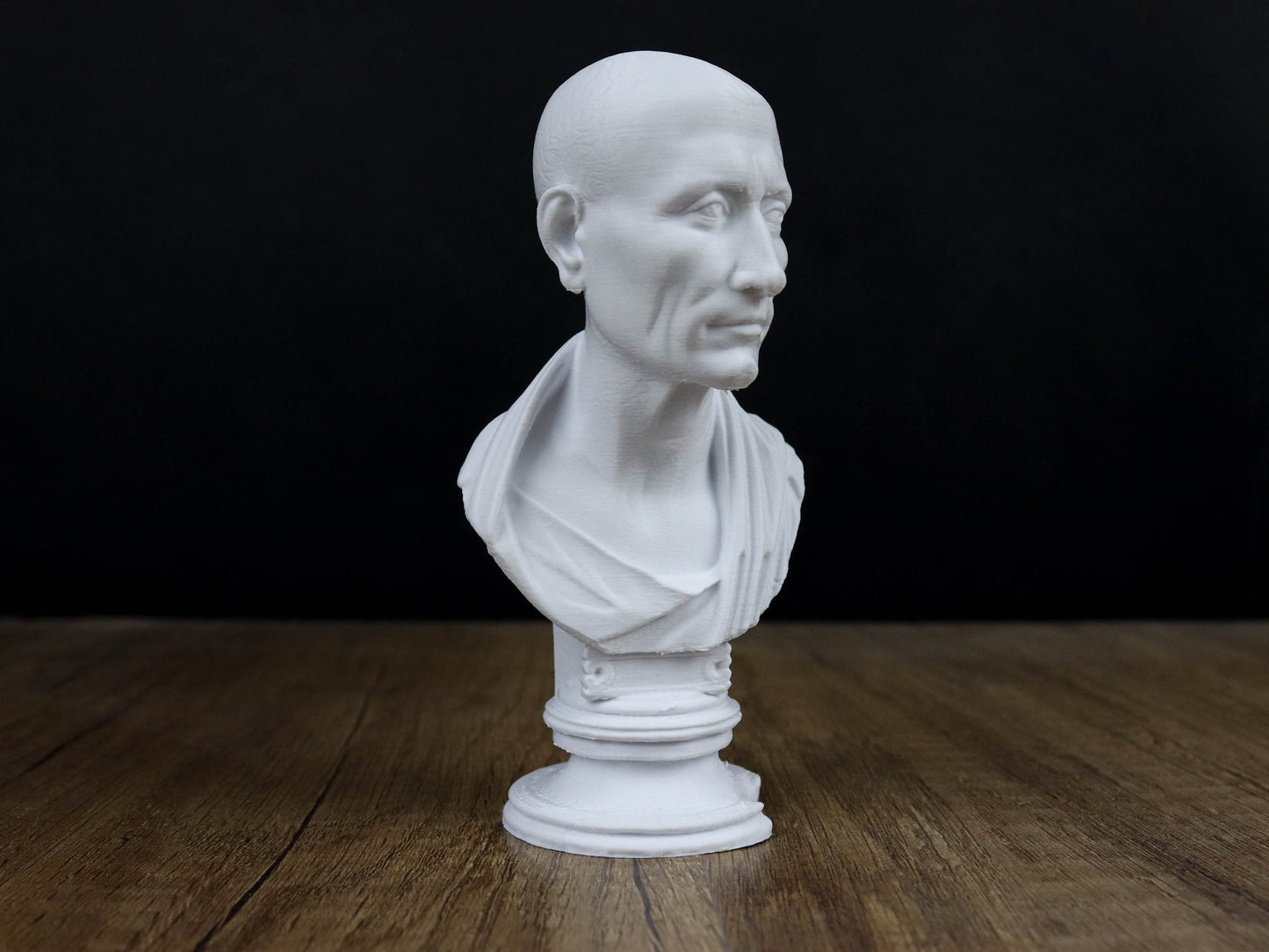 Green Caesar 3d Bust Sculpture