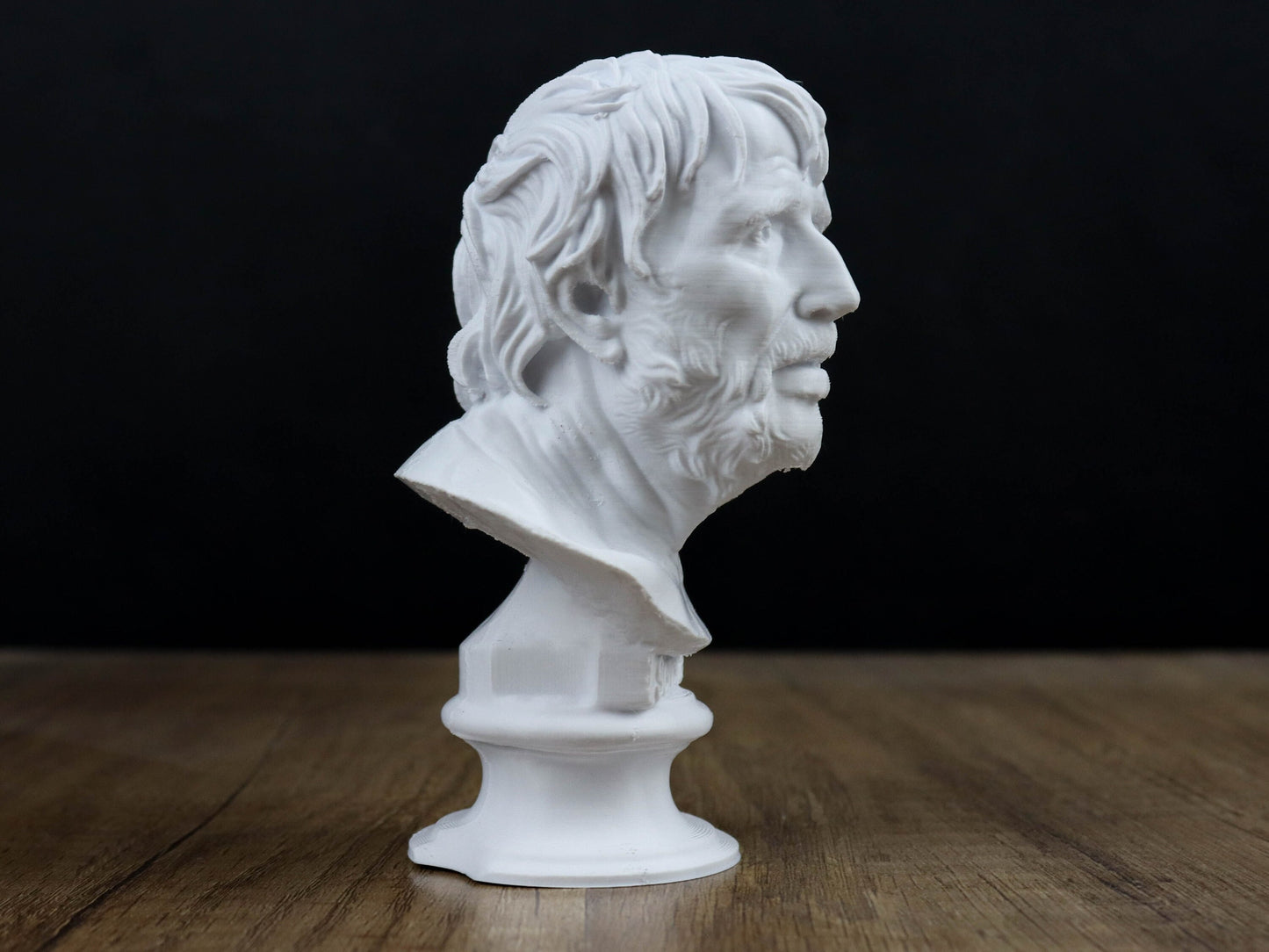 Seneca Bust, Roman Stoic and Philosopher Sculpture