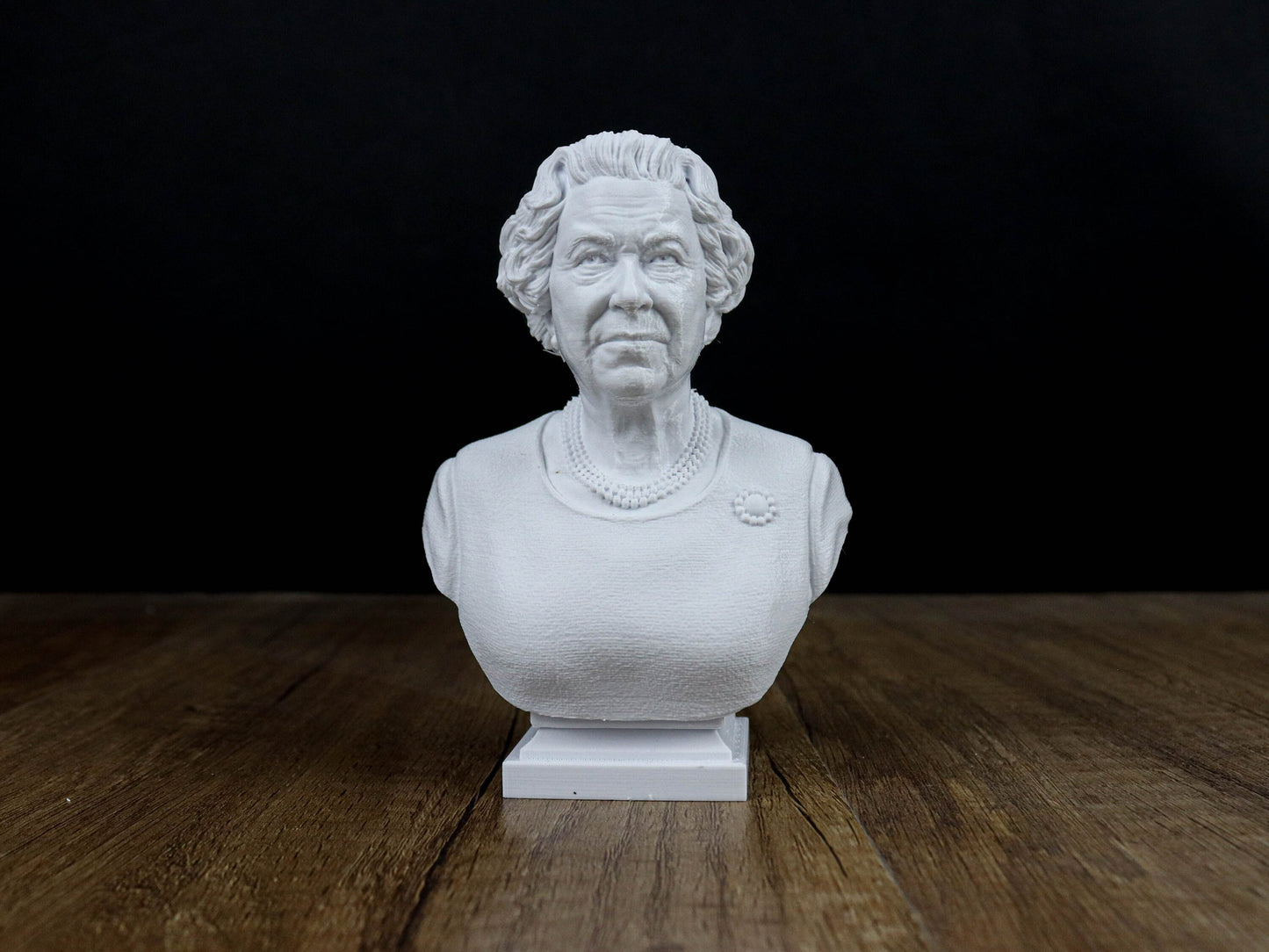 Queen Elizabeth II & Prince Phillip Duke of Edinburgh 3d Bust