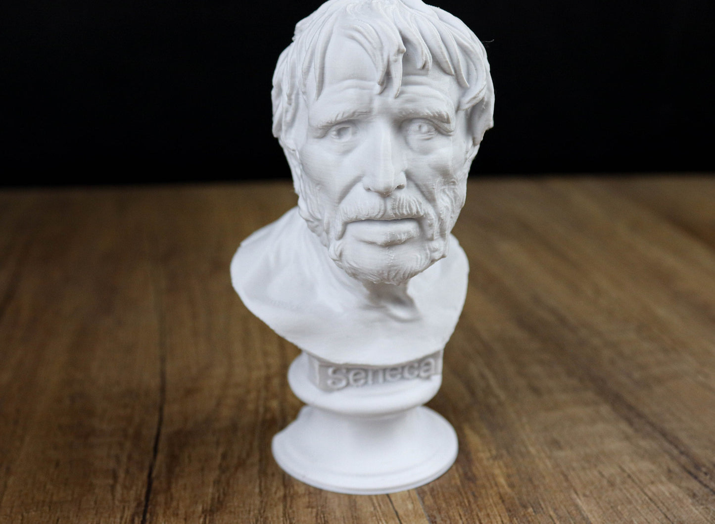 Seneca Bust, Roman Stoic and Philosopher Sculpture