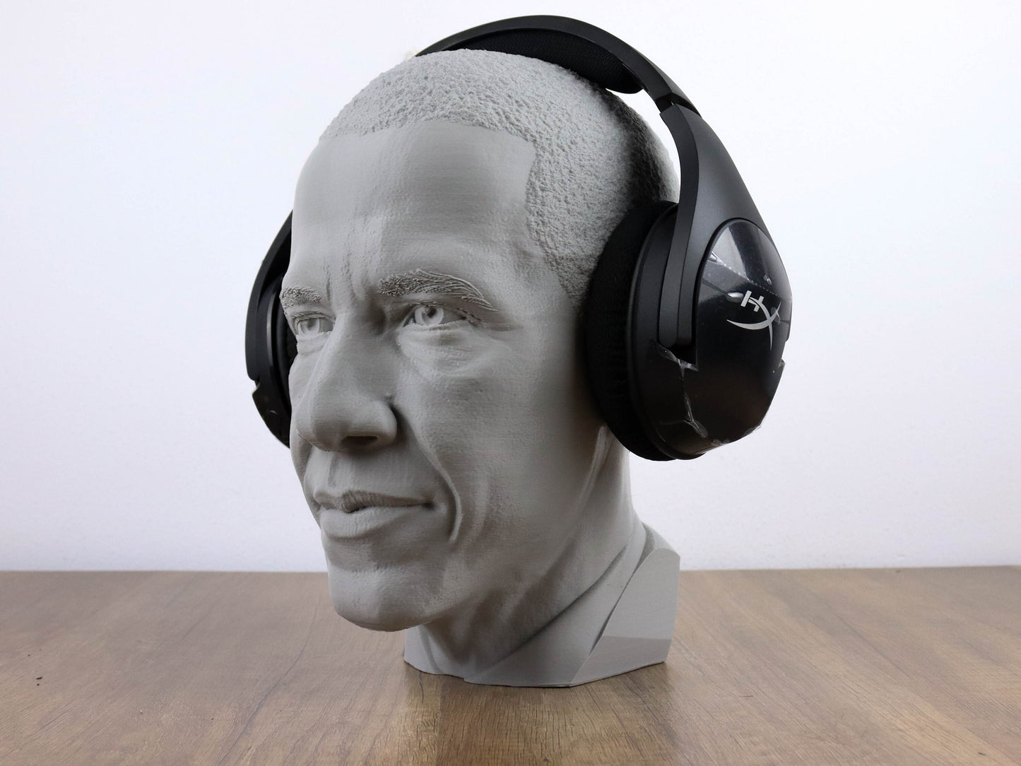 Barrack Obama Headphone Holder 44th American President Bust Sculpture