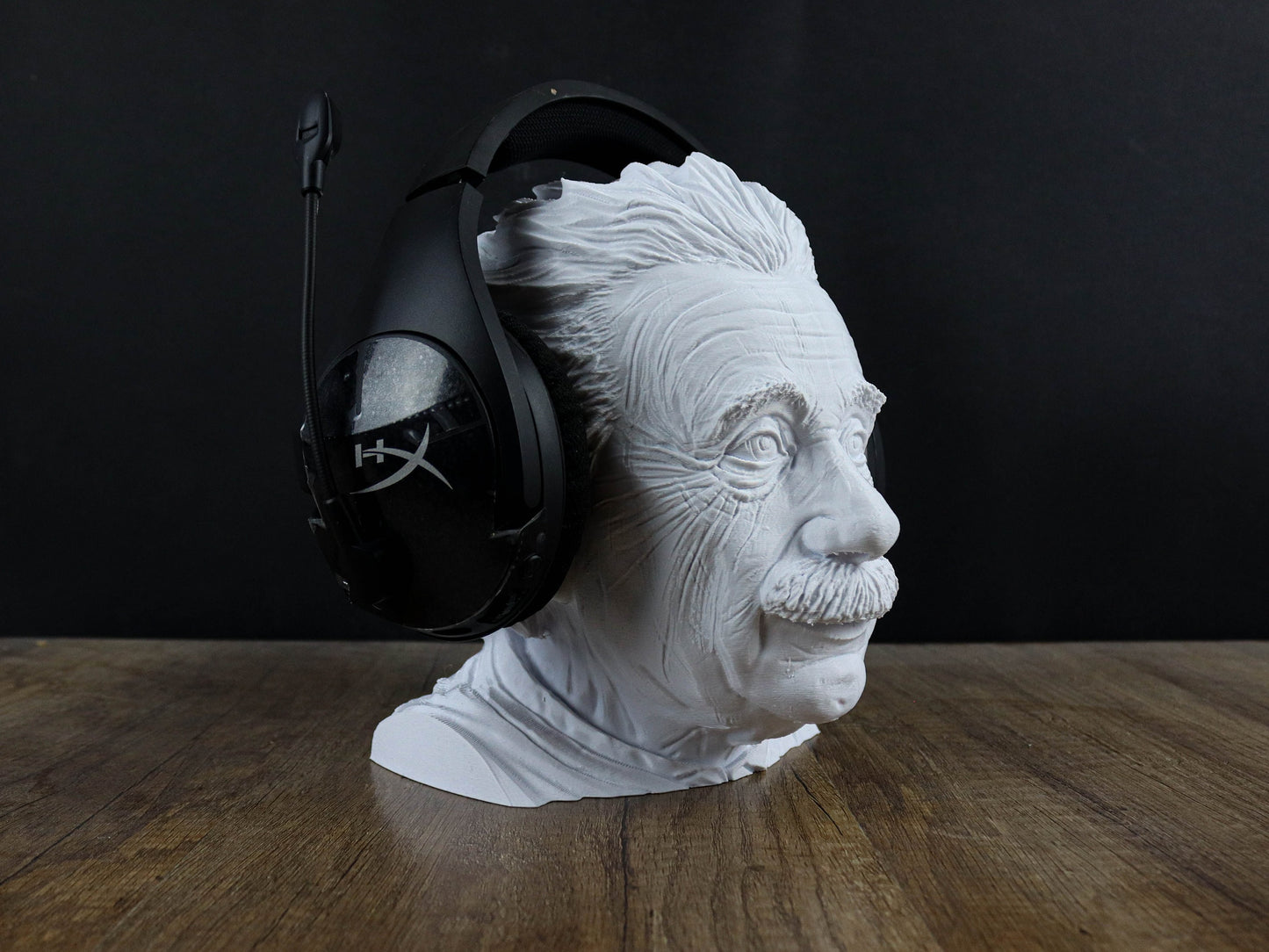 Albert Einstein Headphone Holder, Desktop Decor Headphone stand