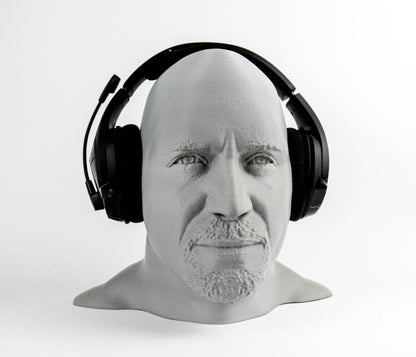 Steve Stone Cold Austin 3d Bust, Headphone Holder Sculpture
