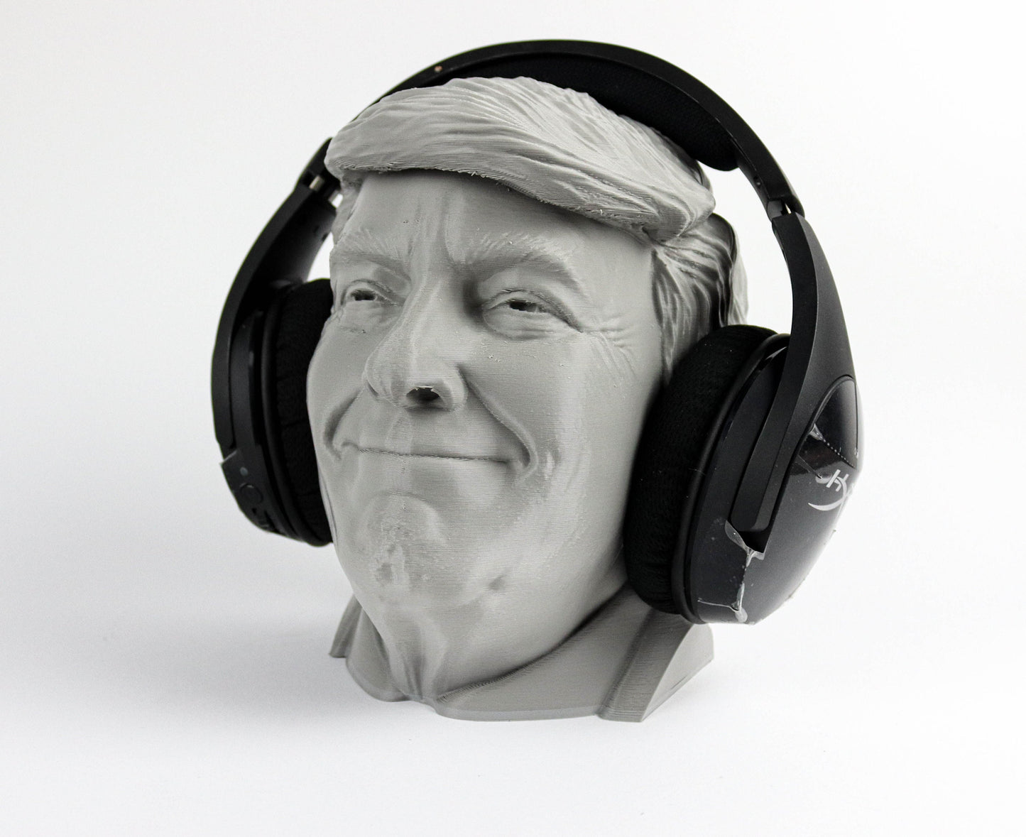 Smiling Trump Headphone Holder 3d Bust