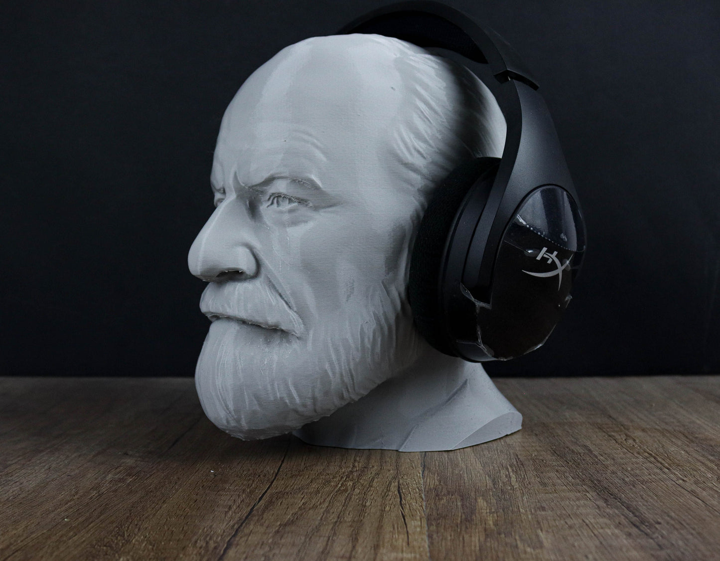 Sigmund Freud Headphone Holder, Desktop Decor Headphone stand, Gaming Accessories